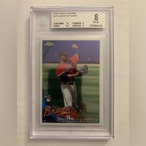 2010 Topps Chrome Jason Heyward RC #174 BGS 8 Braves